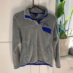 Grey and blue detail Patagonia size M